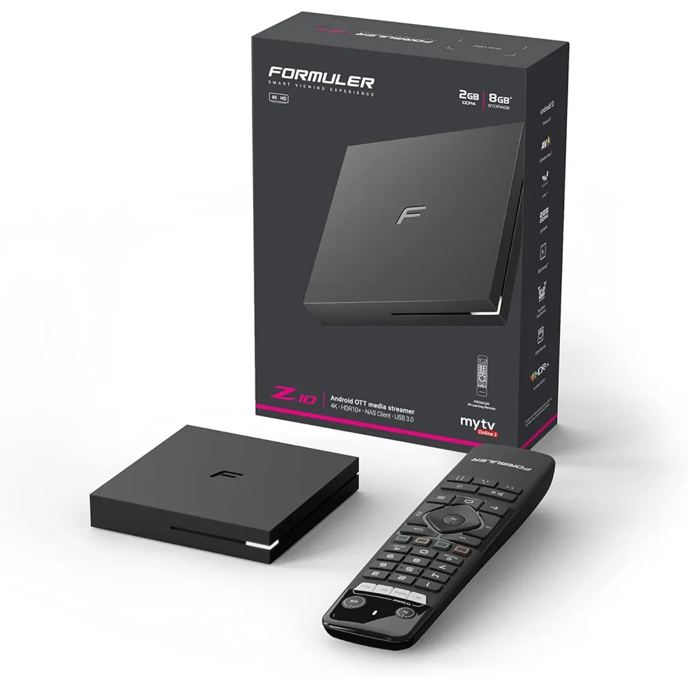 Formuler Z10 - 4K Android OTT Box with Infrared Remote