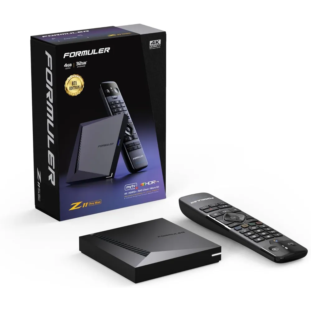 Formuler Z11 Pro Max BT - 4K Android OTT Box with Bluetooth Remote